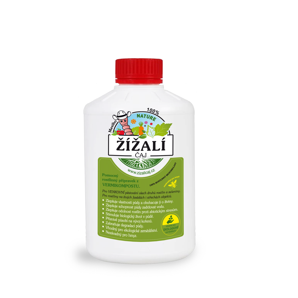 žížalí čaj hnojivo bio stimulant 2025